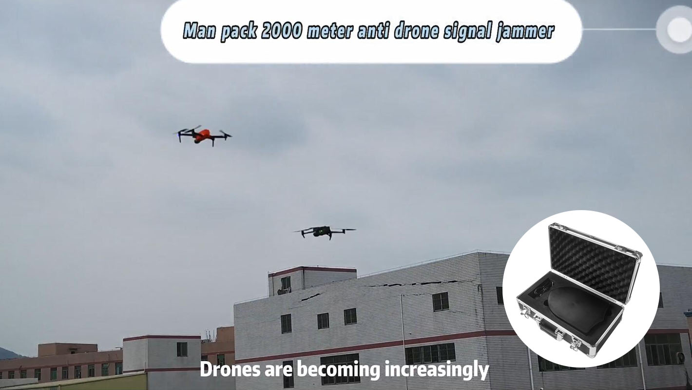 Man Pack 2000 Meter Anti-Drohnen-Signalstörsender